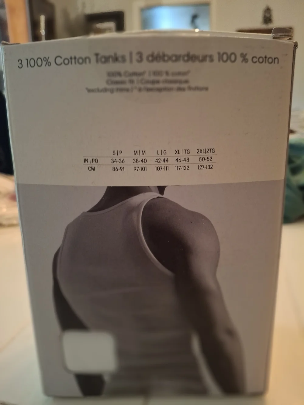 Calvin Klein Men’s Cotton Tank Top 3-Pack in White and Black